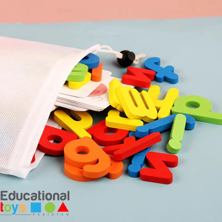 English Letter Learning Cards with Alphabet Pegs - Image 2