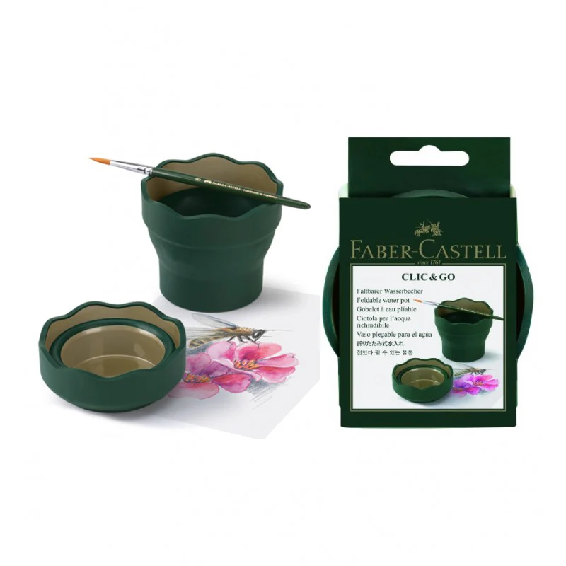 Faber Castell Clic & Go Green Artist Water Cup - Image 3