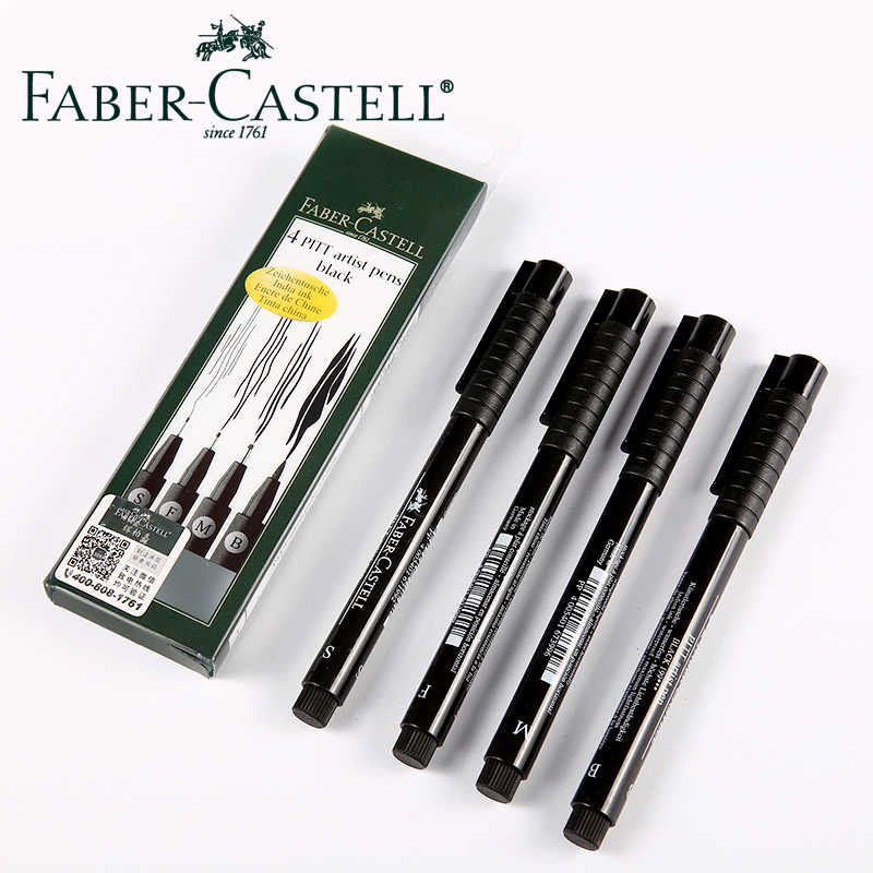 Faber Castell Pitt Artist Pen Black (This item is in stock. If you’d like to order, please contact us on WhatsApp. Orders are placed there, and payment must be made in advance)