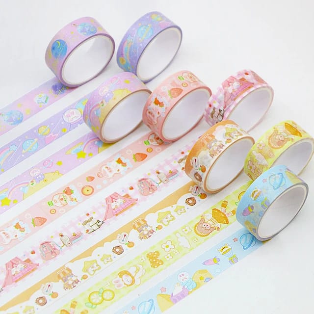 Fantacy Kawai Washi Tapes Set of 60 Style 2 - Image 3