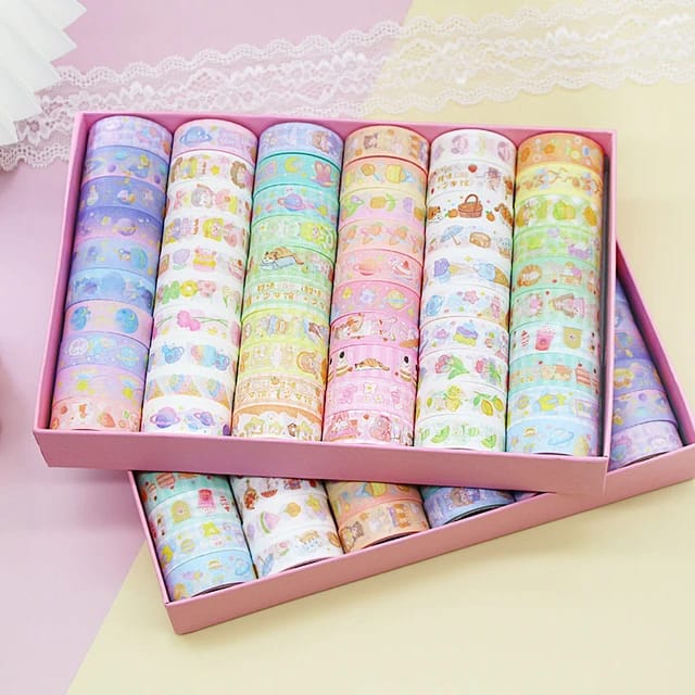 Fantacy Kawai Washi Tapes Set of 60 Style 2 - Image 6