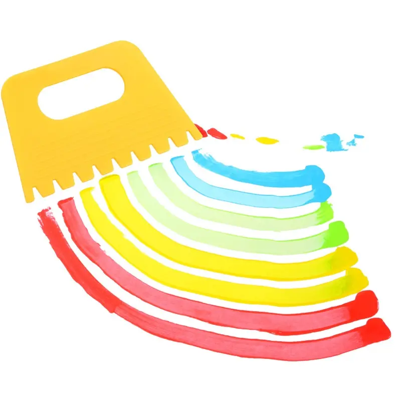 Fine Art Plastic Drawing Scraper 4 Color Set - Image 3
