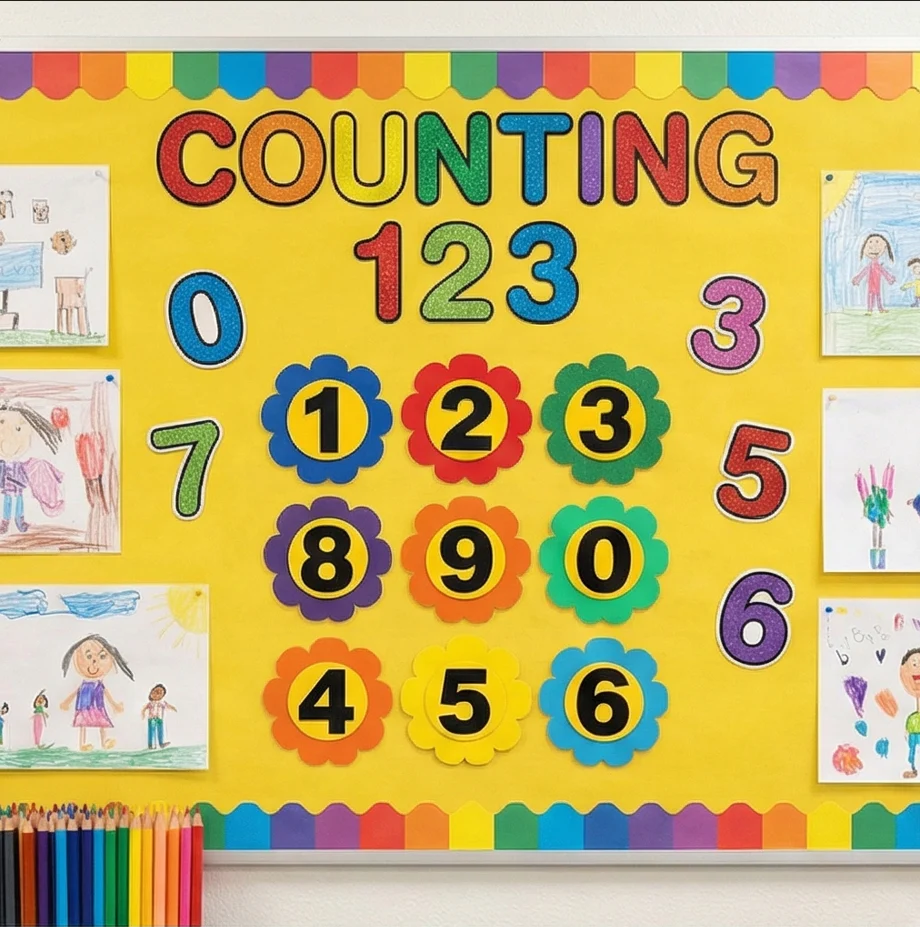 Foaming Counting  Flower (Circle) 123 - Image 6