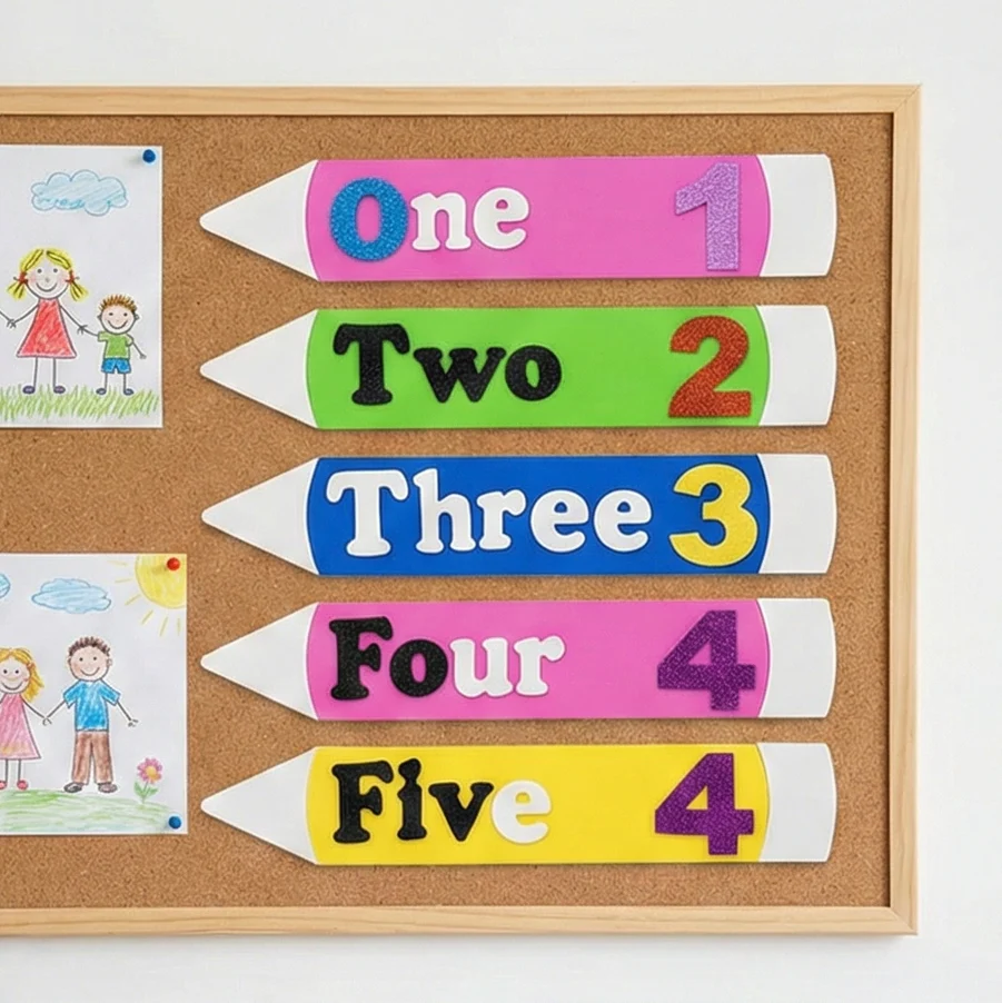 Foaming Glitter Counting Pencil - Image 2