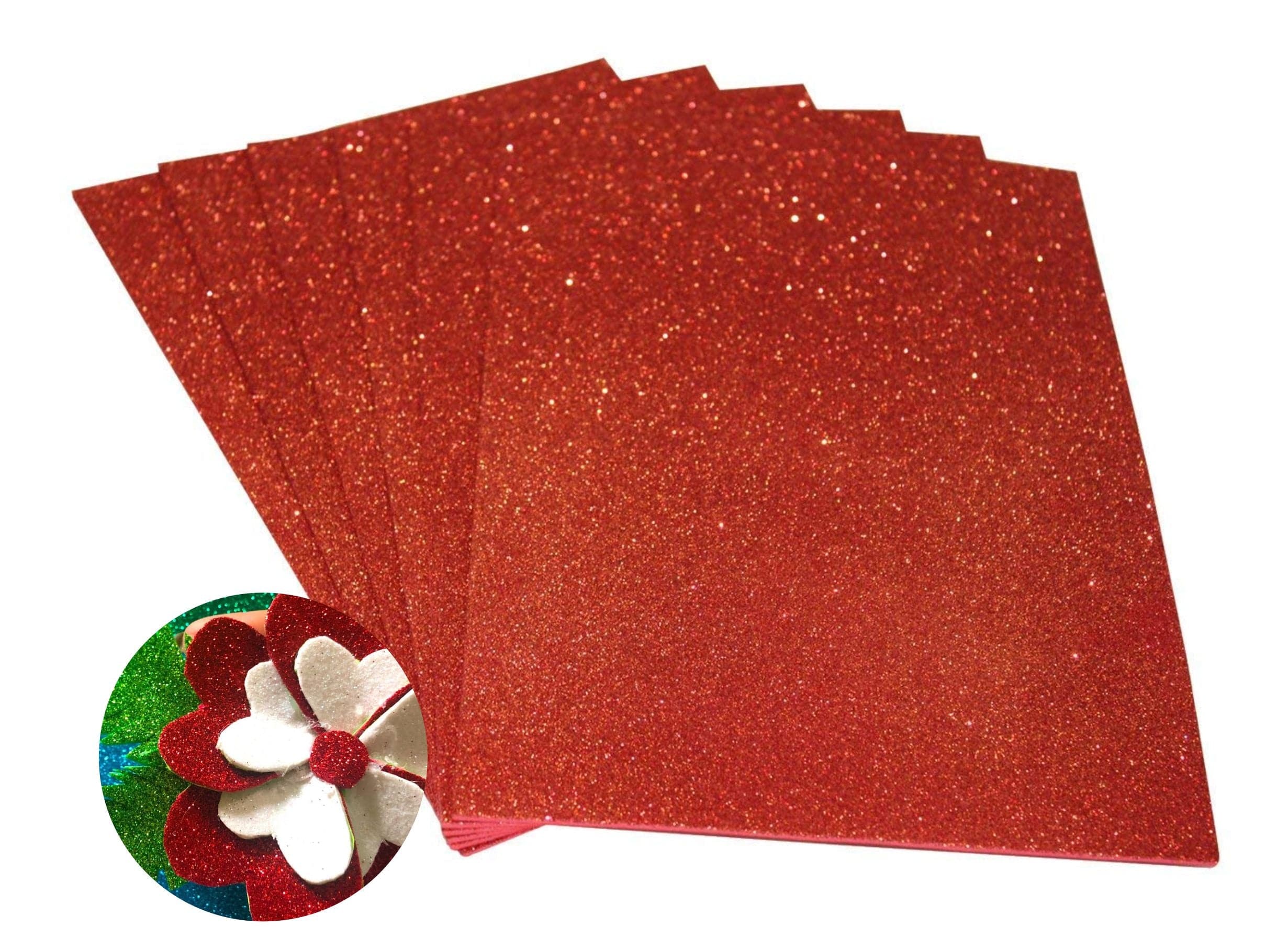 Foaming Glitter Sheets A4 Size Pack of 10 - Image 10