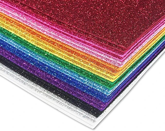 Foaming Glitter Sheets A4 Size Pack of 10 - Image 3