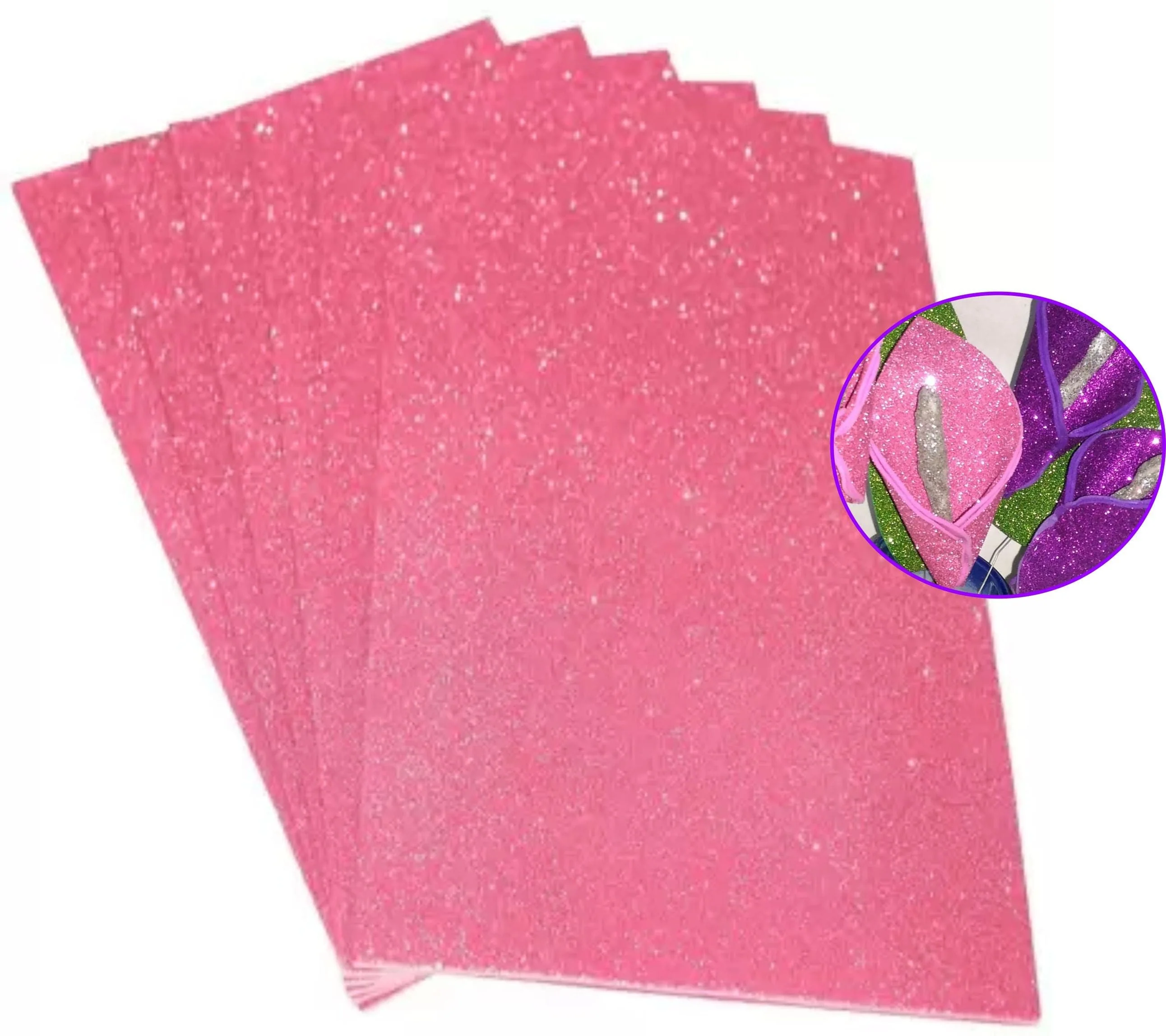 Foaming Glitter Sheets A4 Size Pack of 10 - Image 9