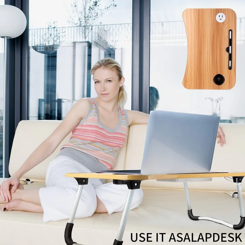 Foldable and Adjustable Laptop Table - Image 3