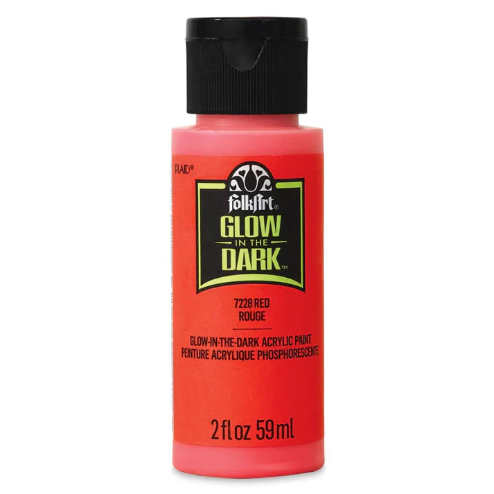 Folk Art Glow In Dark Acrylic Paint 59ml - Image 6