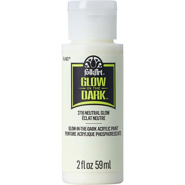 Folk Art Glow In Dark Acrylic Paint 59ml - Image 7