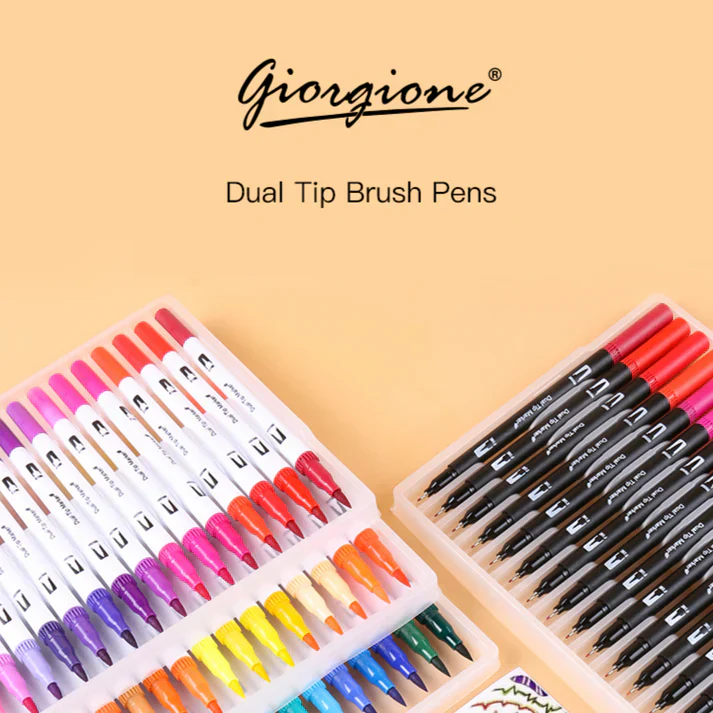 Giorgione Signature Dual Tip Watercolor Brush Pen - Image 2