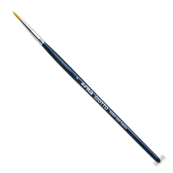 Giotto Taklon Synthetic Hair Round Painting Brushes 1pc - Image 3