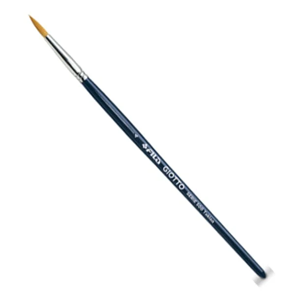Giotto Taklon Synthetic Hair Round Painting Brushes 1pc - Image 4