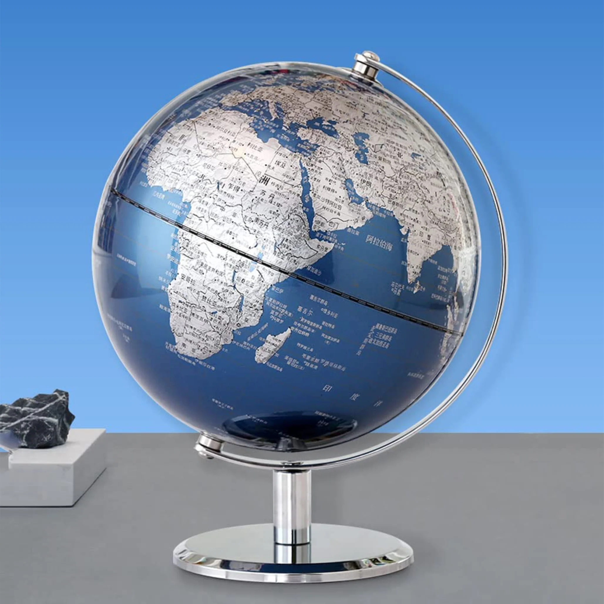 Globe Fine Metal Base 14Cm (6'') - Multicolour - Image 3