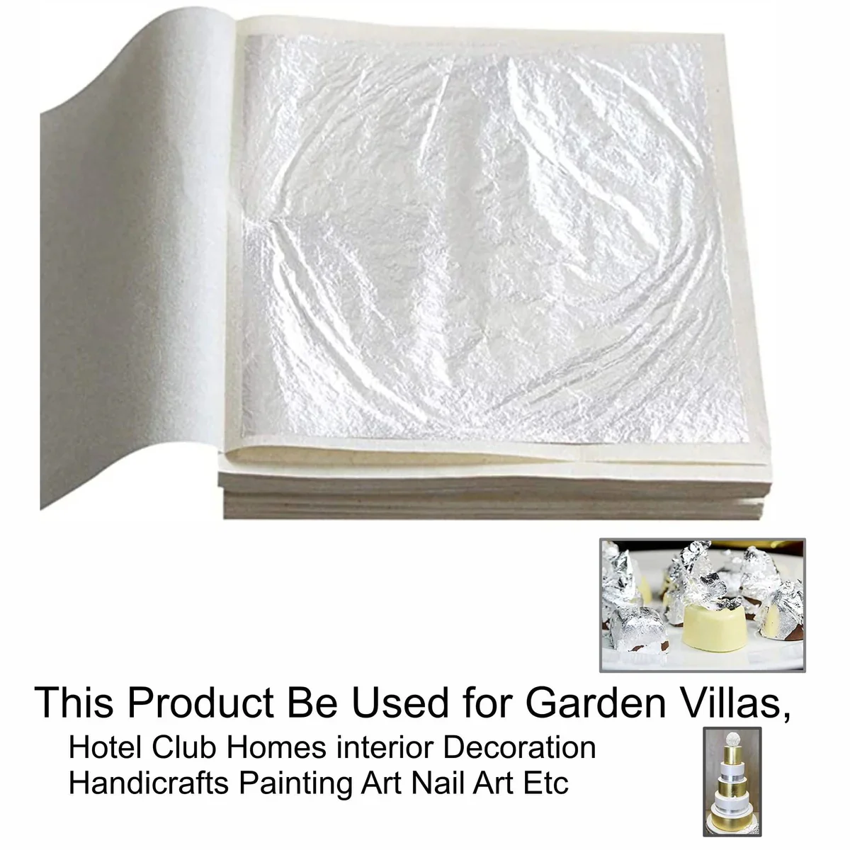 Gold Leaf 14cm X 14cm Pack of 100 - Image 4