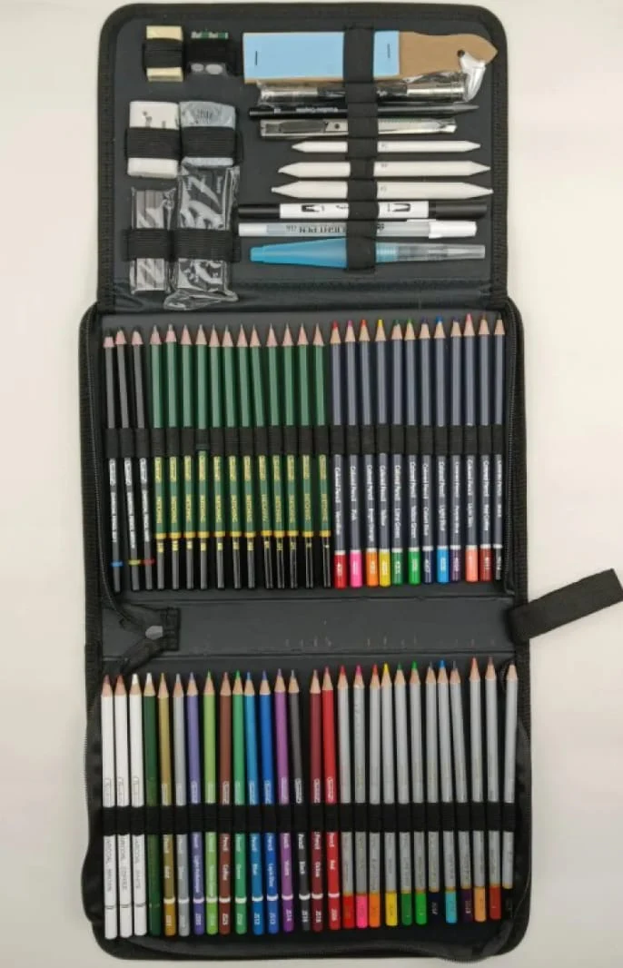 Keep Smiling 75 Pieces Professional Drawing Pencils and Sketching Pencil Set Kit for Artist - Image 3