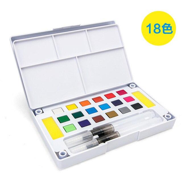 Keep Smiling Aquarelle Watercolor with Palette - Image 2