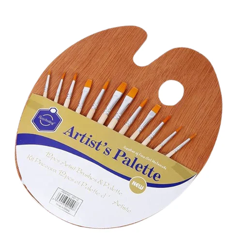 Keep Smiling Artist Palette With 12 Brushes - Image 3