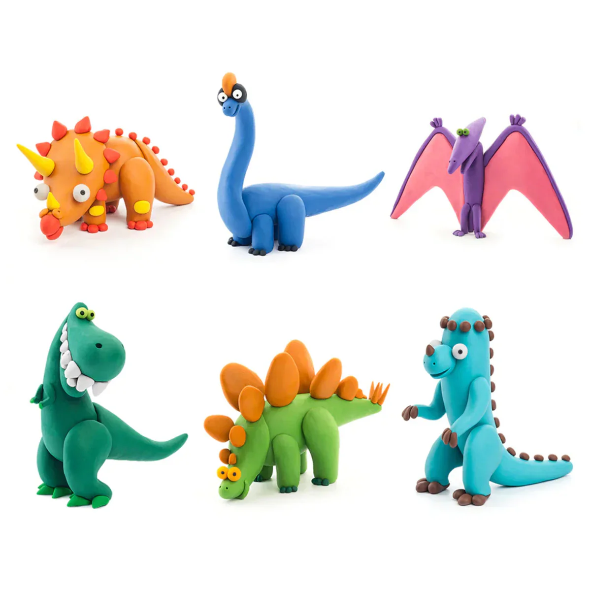 Kids Art Modeling Clay Kit, Non Toxic, Reusable, No Dry, Creativity, Fun Clay - Image 3