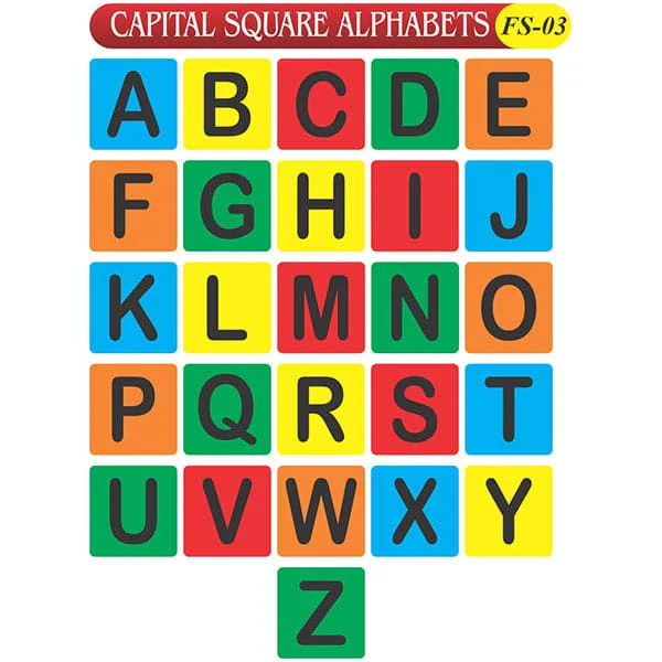 Kids Learning Educational Foam Wall Capital Square Alphabets