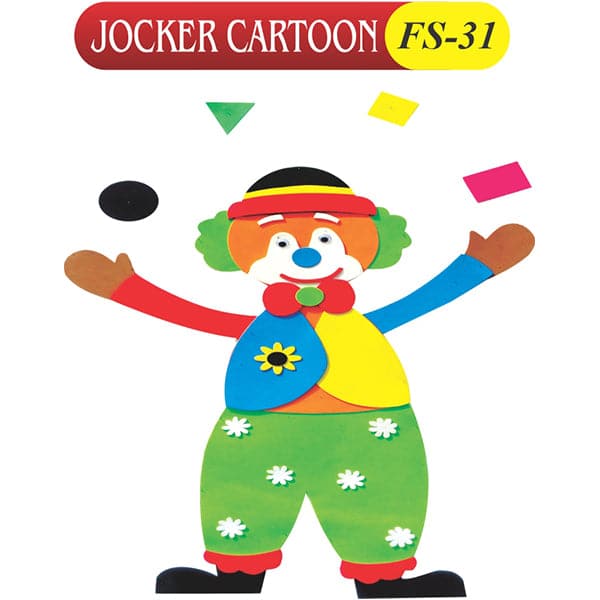 Kids Learning Educational Foam Wall Jocker Cartoon
