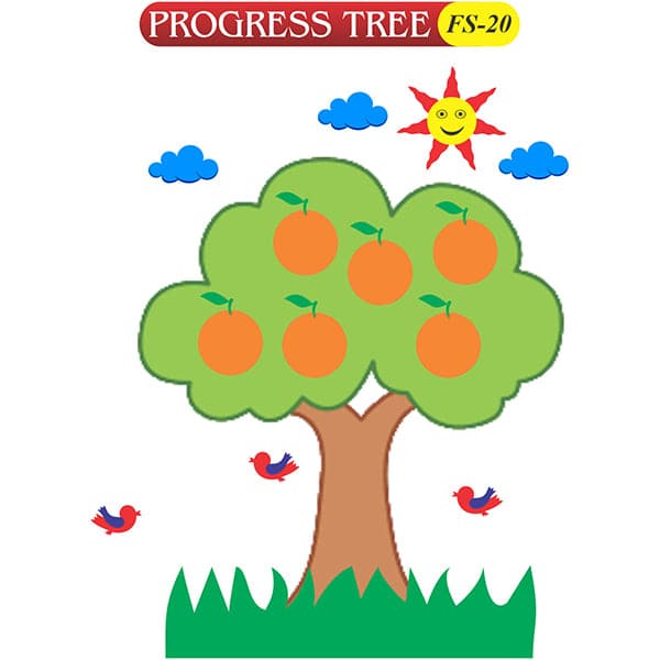 Kids Learning Educational Foam Wall Progress Tree - Image 2