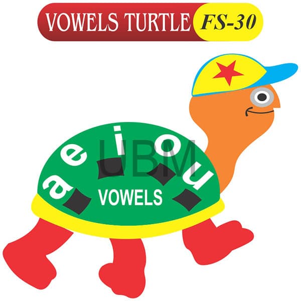Kids Learning Educational Foam Wall Vowels Turtle