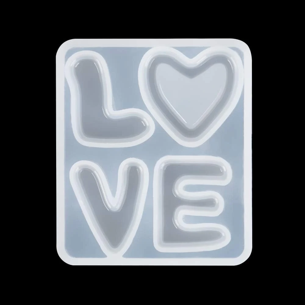 Love Sign White Silicone Molds - Image 2