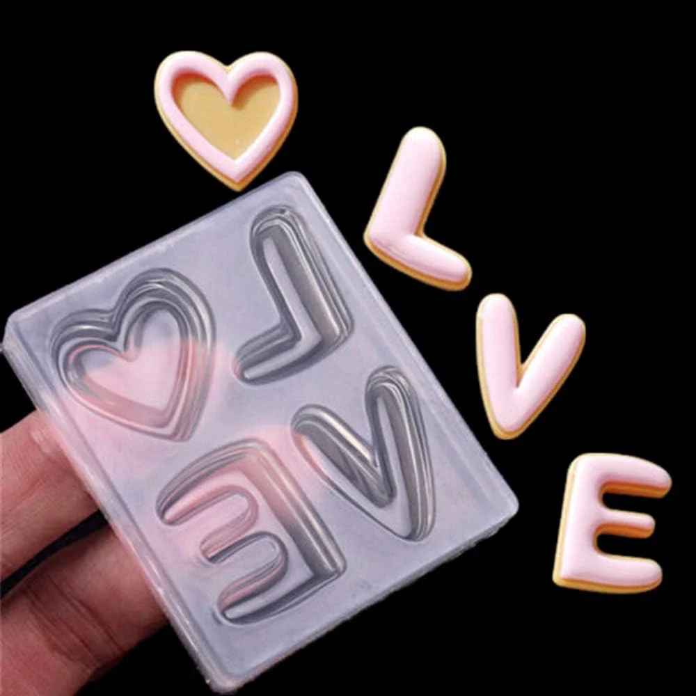 Love Sign White Silicone Molds - Image 3