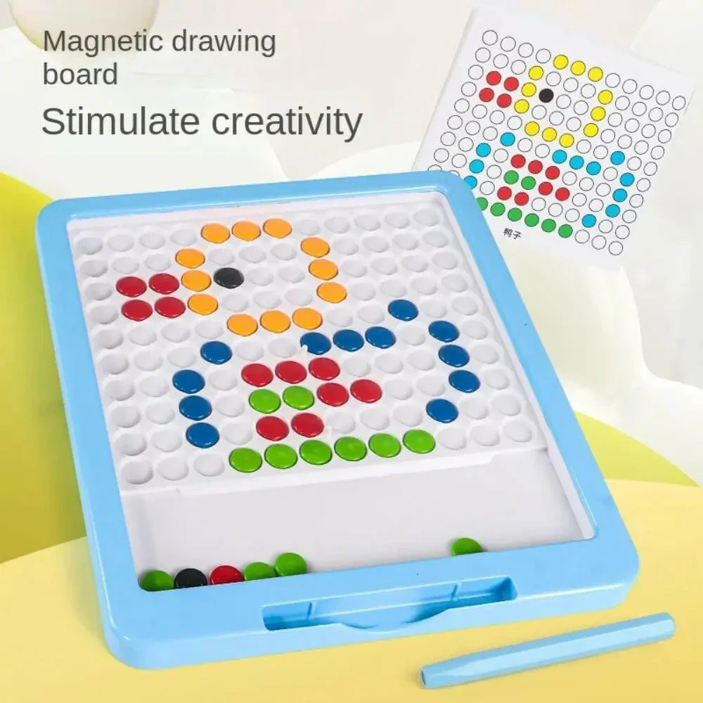 Educational puzzle toy-doodle board with magnetic beads - Image 3