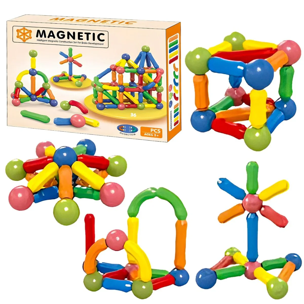 Magneticks Building Bar Blocks toys - Image 3