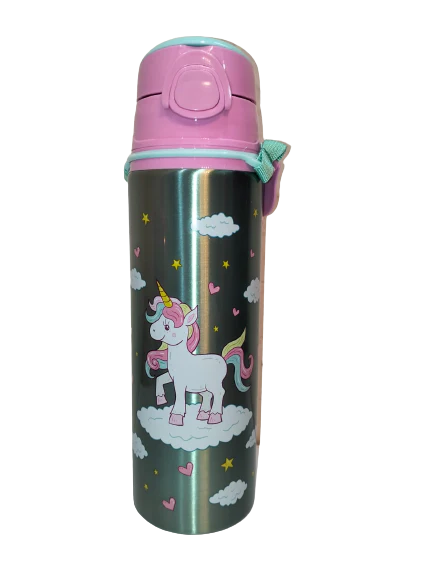 Magnum Stainless Steel Thermo School Water Bottle 750ml (Pink)
