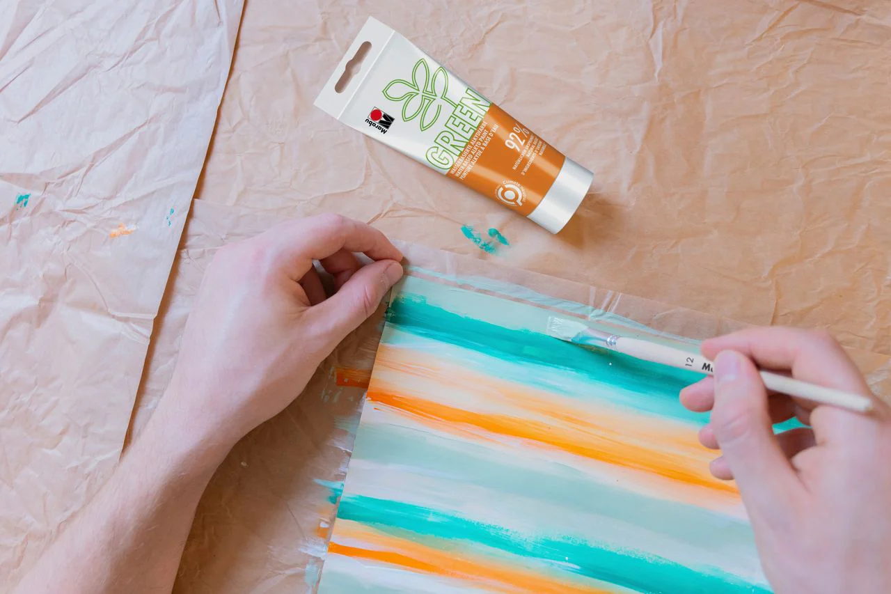 Marabu Green Water-Based Alkyd Paint Set BOHO (This item is in stock. If you’d like to order, please contact us on WhatsApp. Orders are placed there, and payment must be made in advance) - Image 3