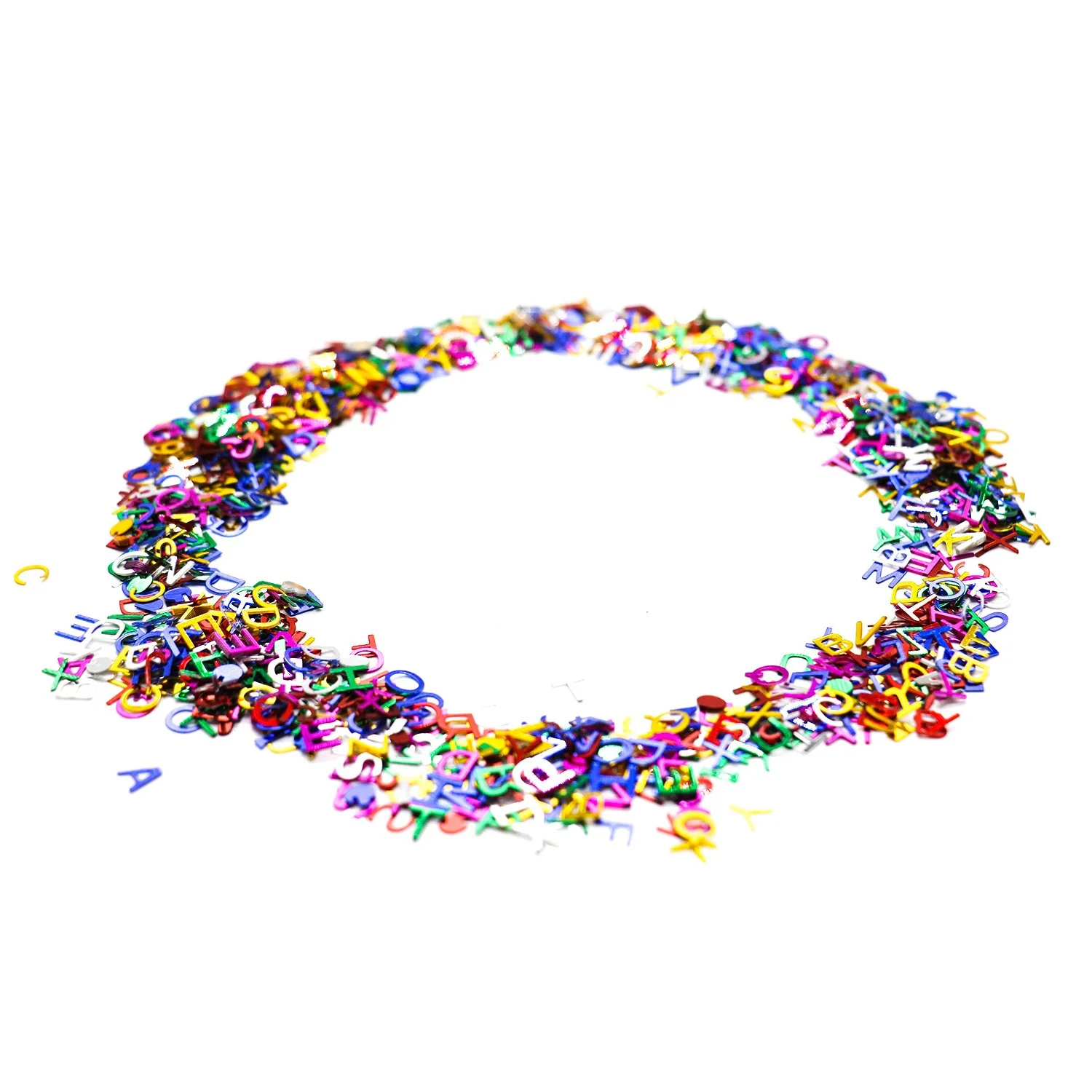 Metallic Foil Alphabet Confetti Sprinkles for Wedding Party Decorations - Image 3
