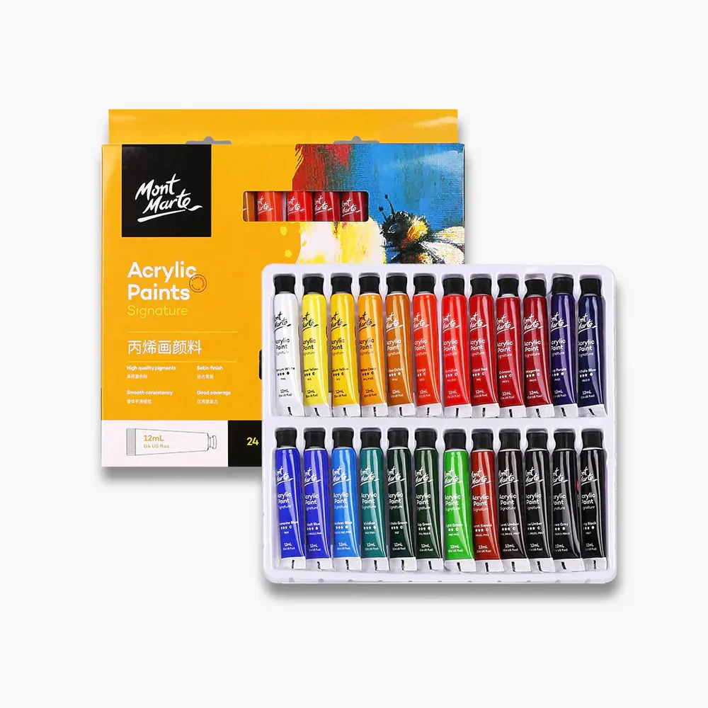 Mont Marte Acrylic Colour Paint Signature 12ml - Image 5