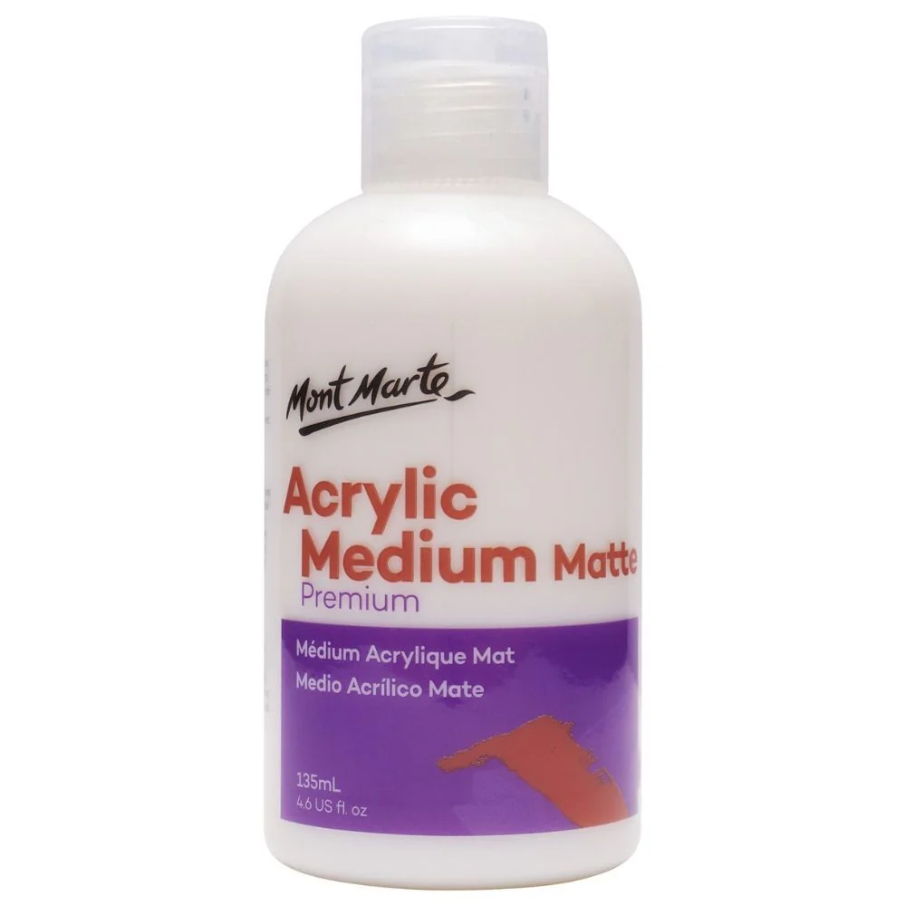 Mont Marte Acrylic Medium Premium Matte 135ml - Image 2