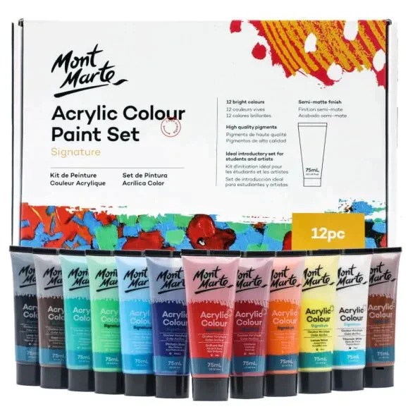 Mont Marte Acrylic Paint 75ml - Image 2