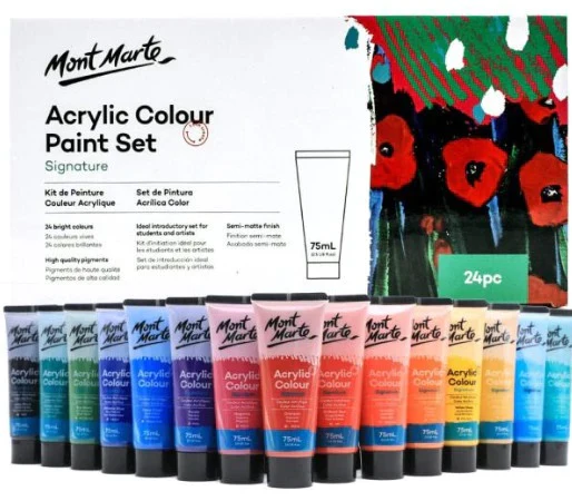 Mont Marte Acrylic Paint 75ml - Image 3
