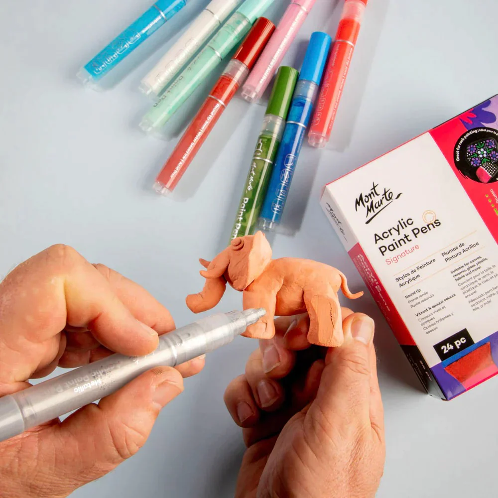 Mont Marte Acrylic Paint Pens Broad Tip - Image 9