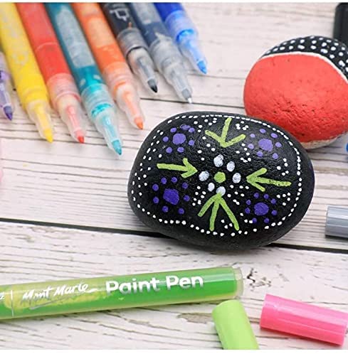 Mont Marte Acrylic Paint Pens Pack Of 12 - Image 3
