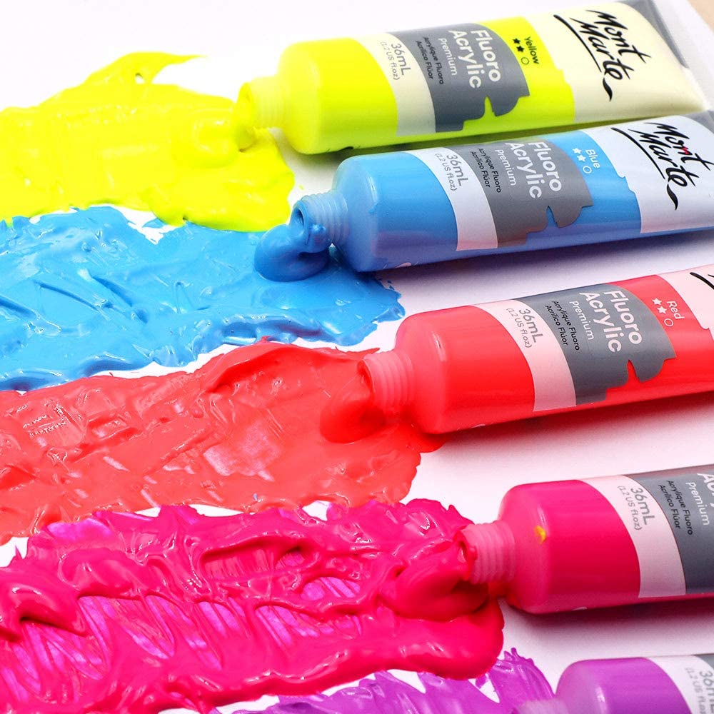 Mont Marte Acrylic Paints 36ml Tubes Set Of 8pcs - Image 4