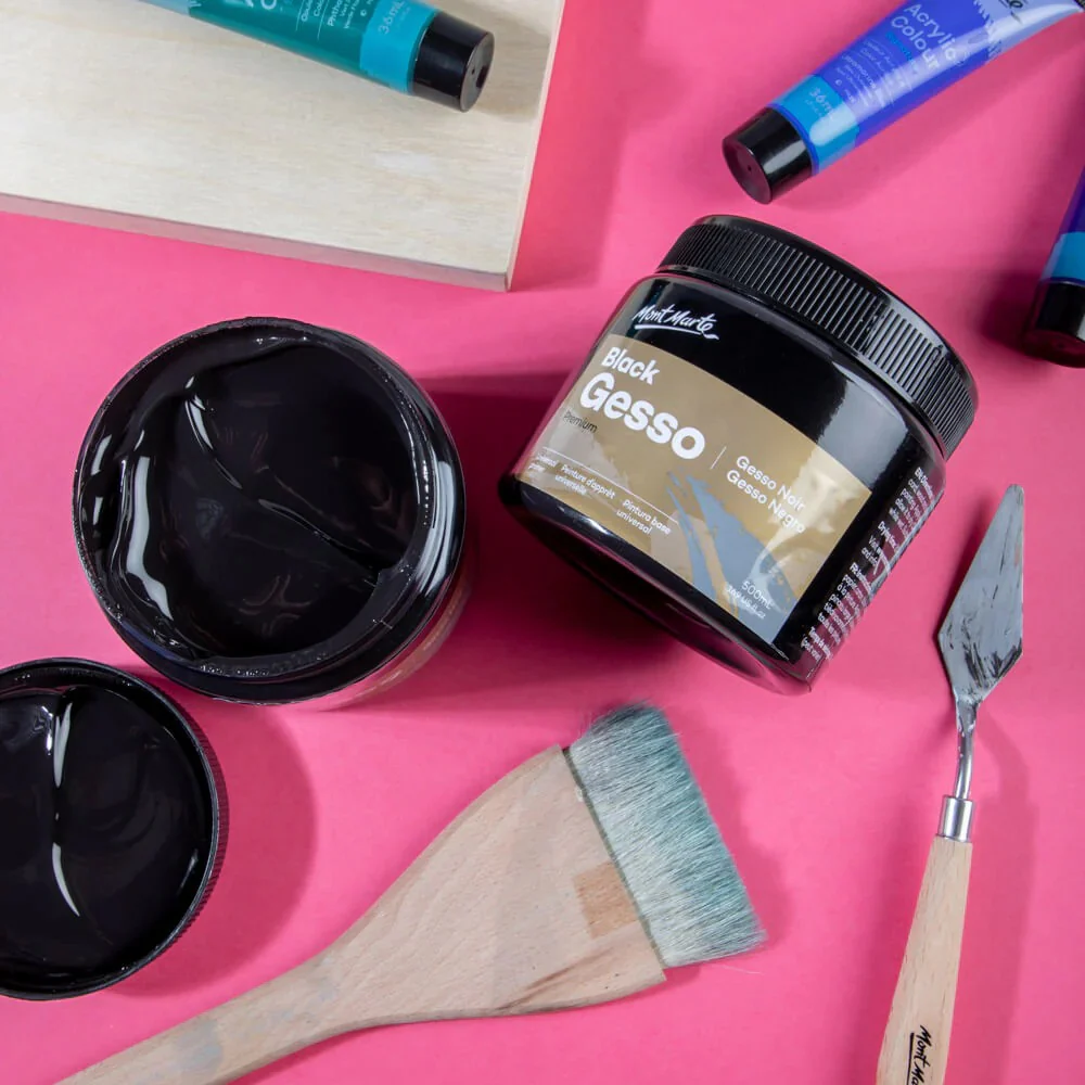 Mont Marte Black Gesso 500ml - Image 6