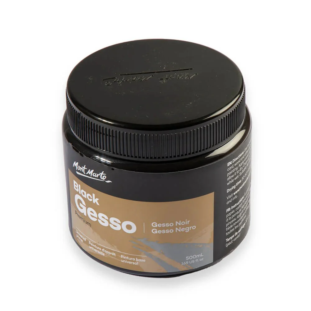 Mont Marte Black Gesso 500ml - Image 8