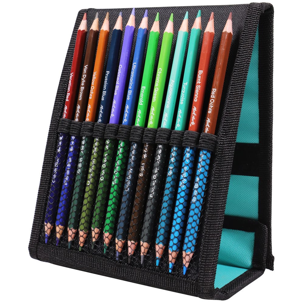 Mont Marte Duo Colour Pencil Easel Wallet Signature 25pc - Image 2