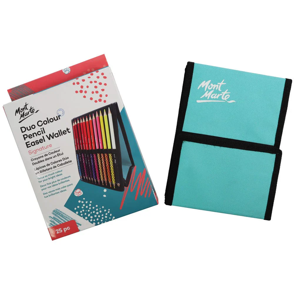 Mont Marte Duo Colour Pencil Easel Wallet Signature 25pc - Image 4