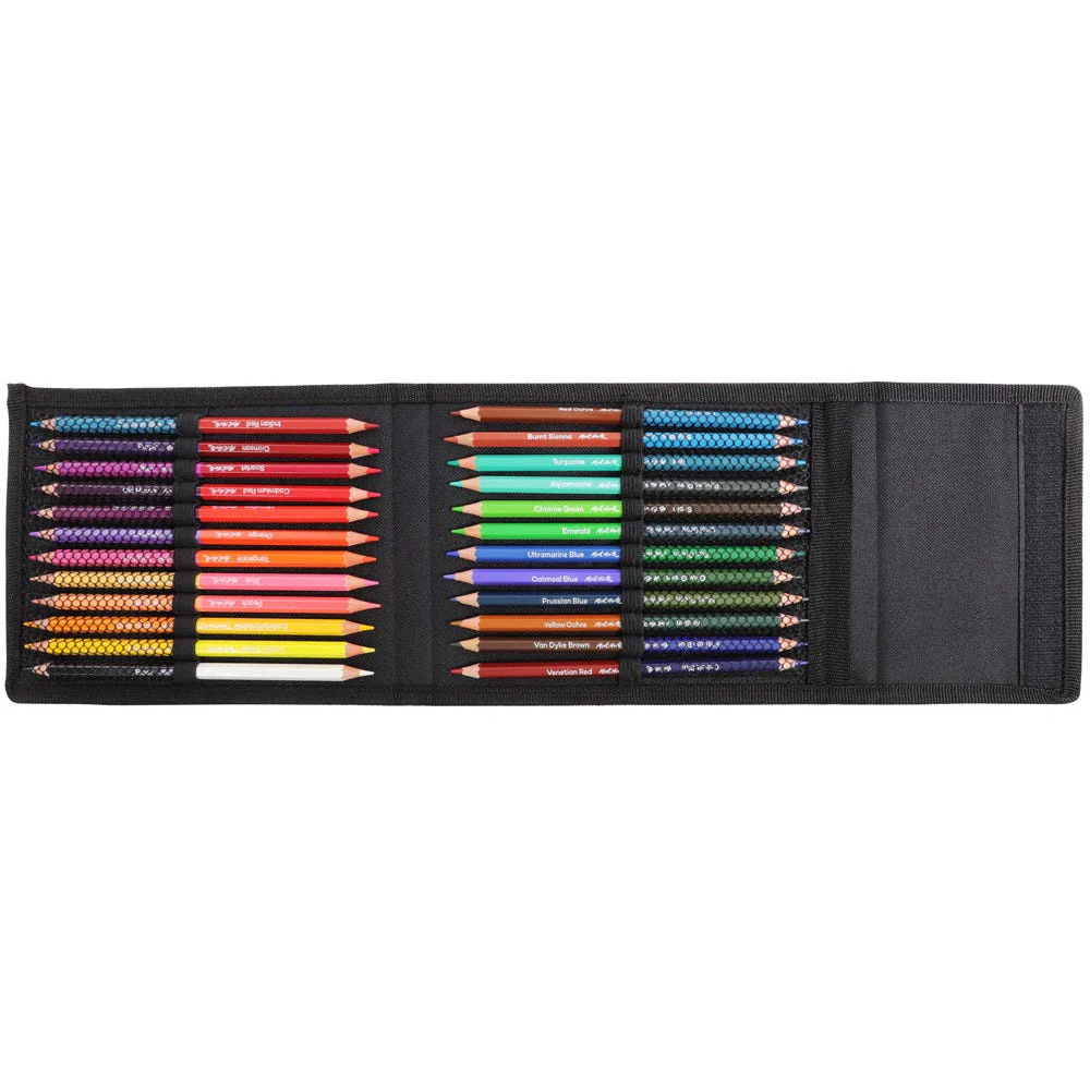 Mont Marte Duo Colour Pencil Easel Wallet Signature 25pc - Image 5