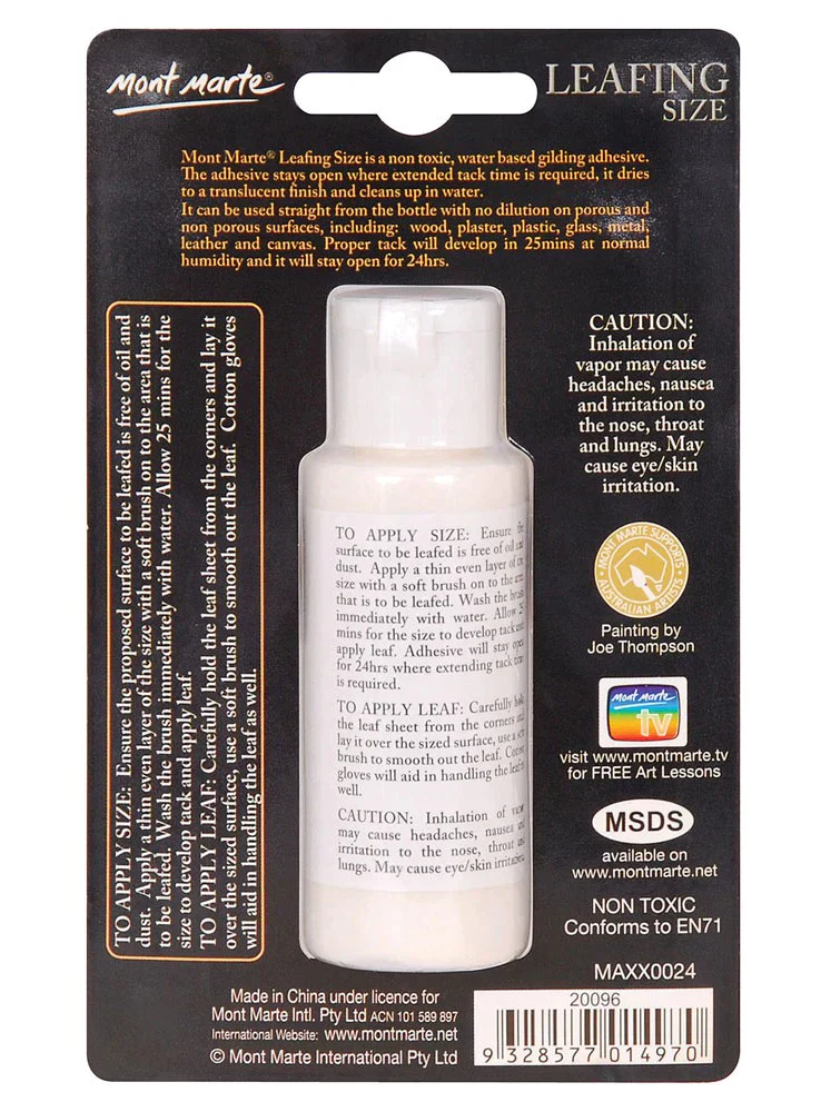 Mont Marte Leafing Size Art Glue 60ml - Image 3