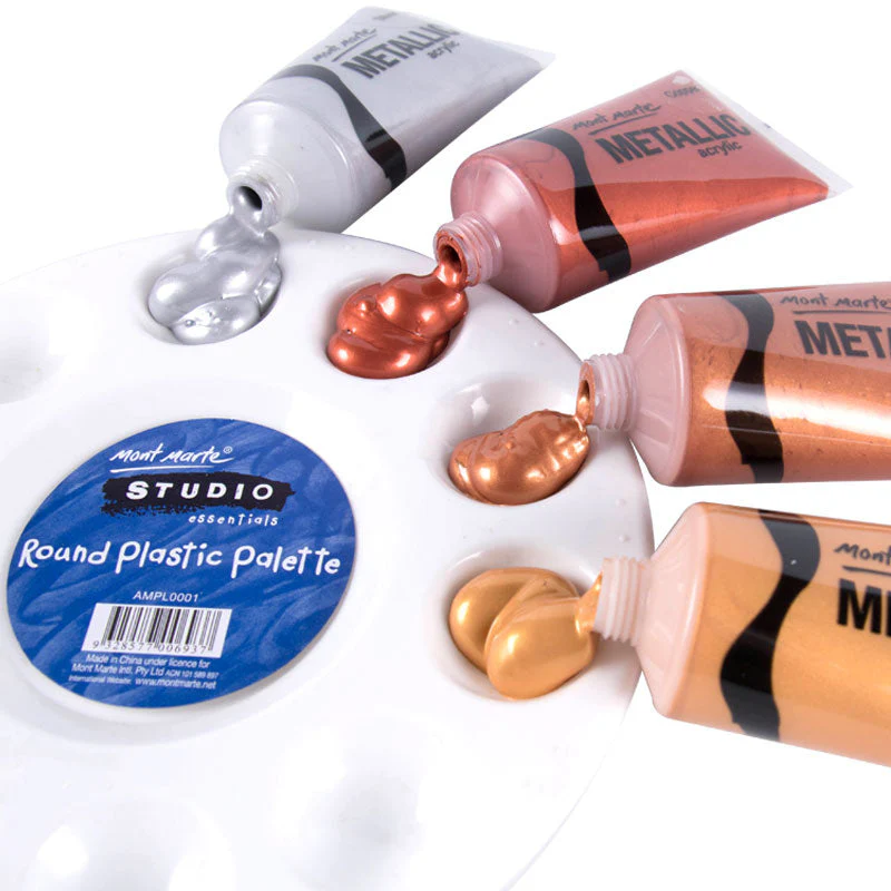 Mont Marte Metallic Acrylic Paint 50ml Set of 4 - Image 3