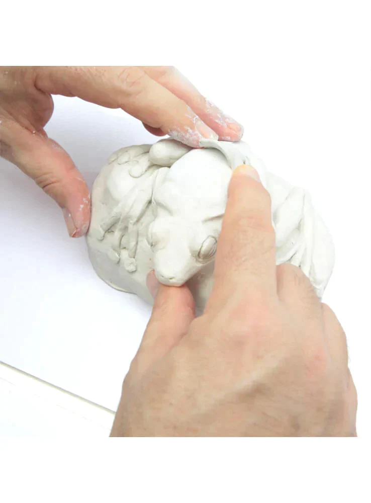 Mont Marte Premium Air Hardening Modelling Clay - White 500 gms - Image 7