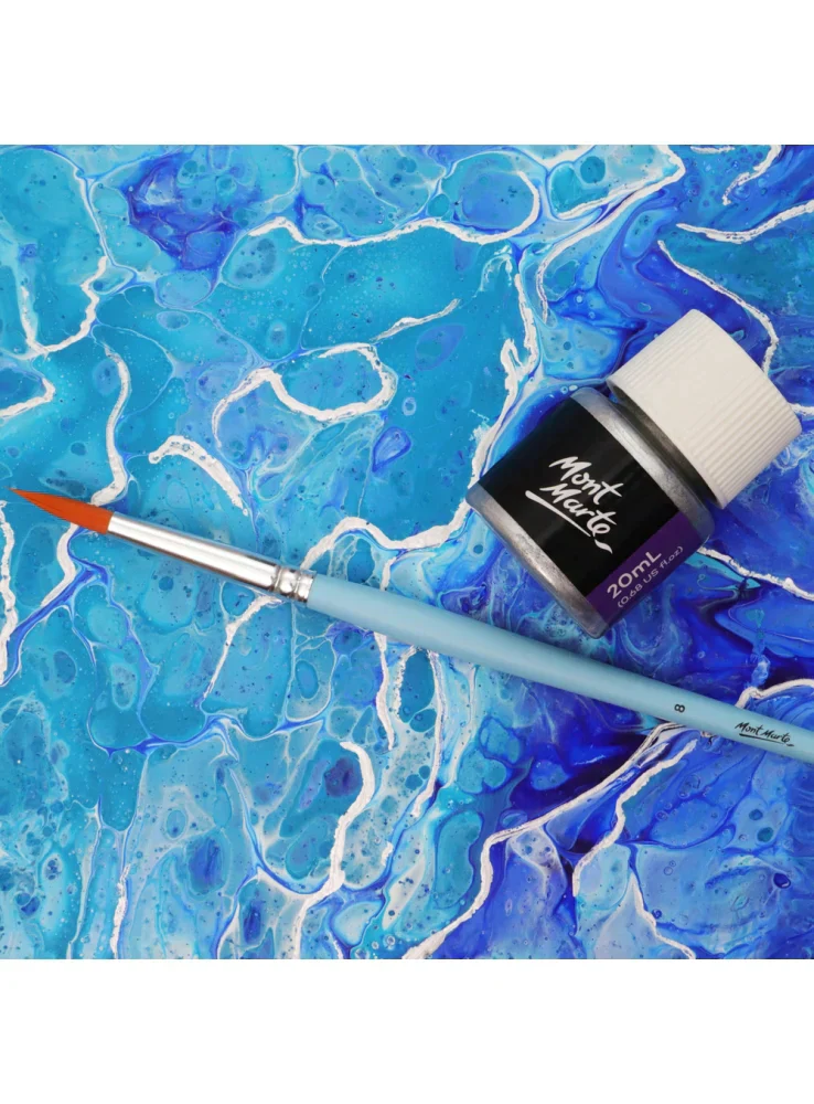 Mont Marte Premium Silver Foil Paint 20ml - Image 3
